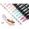 Markers - ROYMAR - Alex Bog Outliner - Set of 12 - Pastel Multicolor - Optimal Opacity