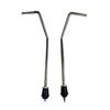 Metal Rack Drum Legs for Floor Tom - Curved Rod Supports and Bass Drum Feet