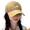 Retro Embroidered Dachshund Washed Cotton Baseball Cap Fashion Women Adjustable Wide Brim Trucker Hat Outdoor Men Snapback Caps
