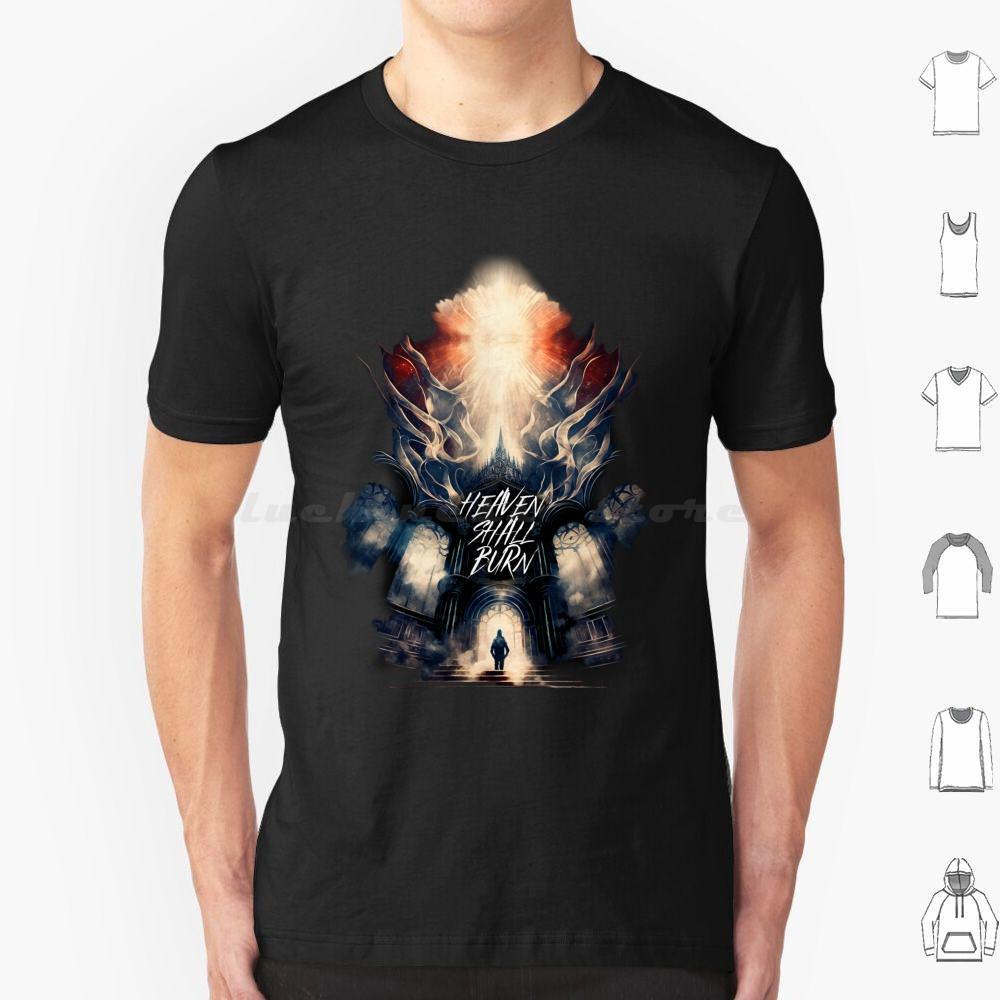 Heaven Shall Burn T Shirt Cotton Men Women DIY Print Heaven Shall Burn Metal Metalbands Metalshirts Fanshirt Music Metalcore S
