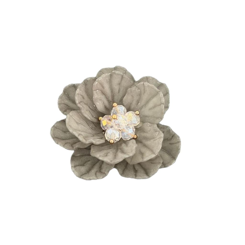 DIY Frosted Petal Acrylic Flower Headwear Accessories Loose Beads