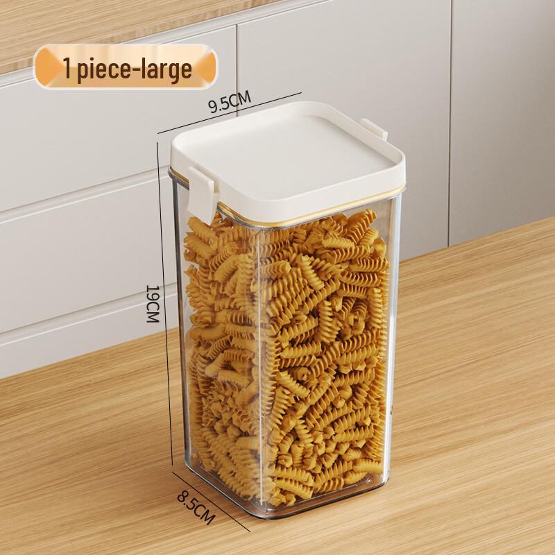 

ZISIZ Airtight Transparent Food Storage Containers with Lids