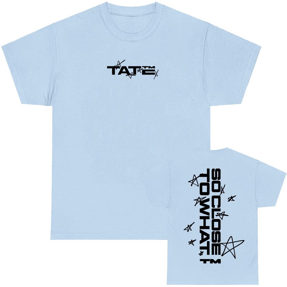 Tate McRae So Close To What Μπλουζάκια 2025 Νέο Άλμπουμ Γραφικό T-shirt Βαμβακερό Κοντομάνικο Καλοκαιρινό Μπλουζάκι Ανδρικό Γυναικείο Ρούχο Ανδρικό