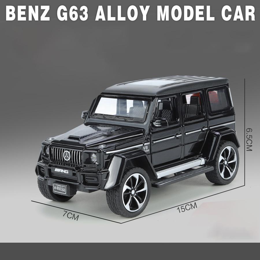 1:32 Mercedes Benz G63 Amg Off Road Suv Alloy Sports Car Model Diecast Metal Track Racing Car Vehicles Model Simulation Holiday