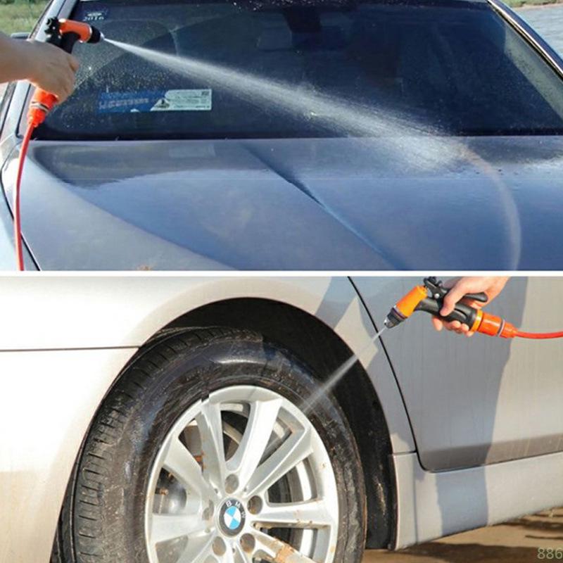12V Portable High-Pressure Car Washer with 220V Electric Water Pump and Brush