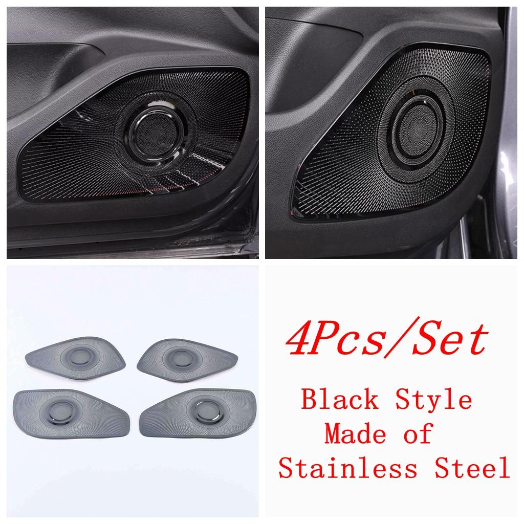 Car Inner Door Speaker Horn Audio Sound Frame Decor Cover Trim For GAC Trumpchi Empow - 2025 Stainless Steel Accessories