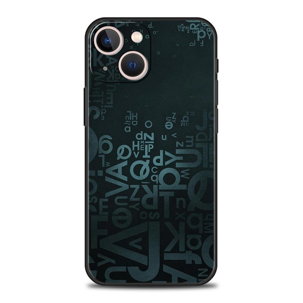 Muster Telefonhülle Cover für iPhone 17 16 15 14 13 12 Pro Max 11 Pro Max 17 AIR Plus Stoßfest Weiche TPU Hülle Fundas Tasche