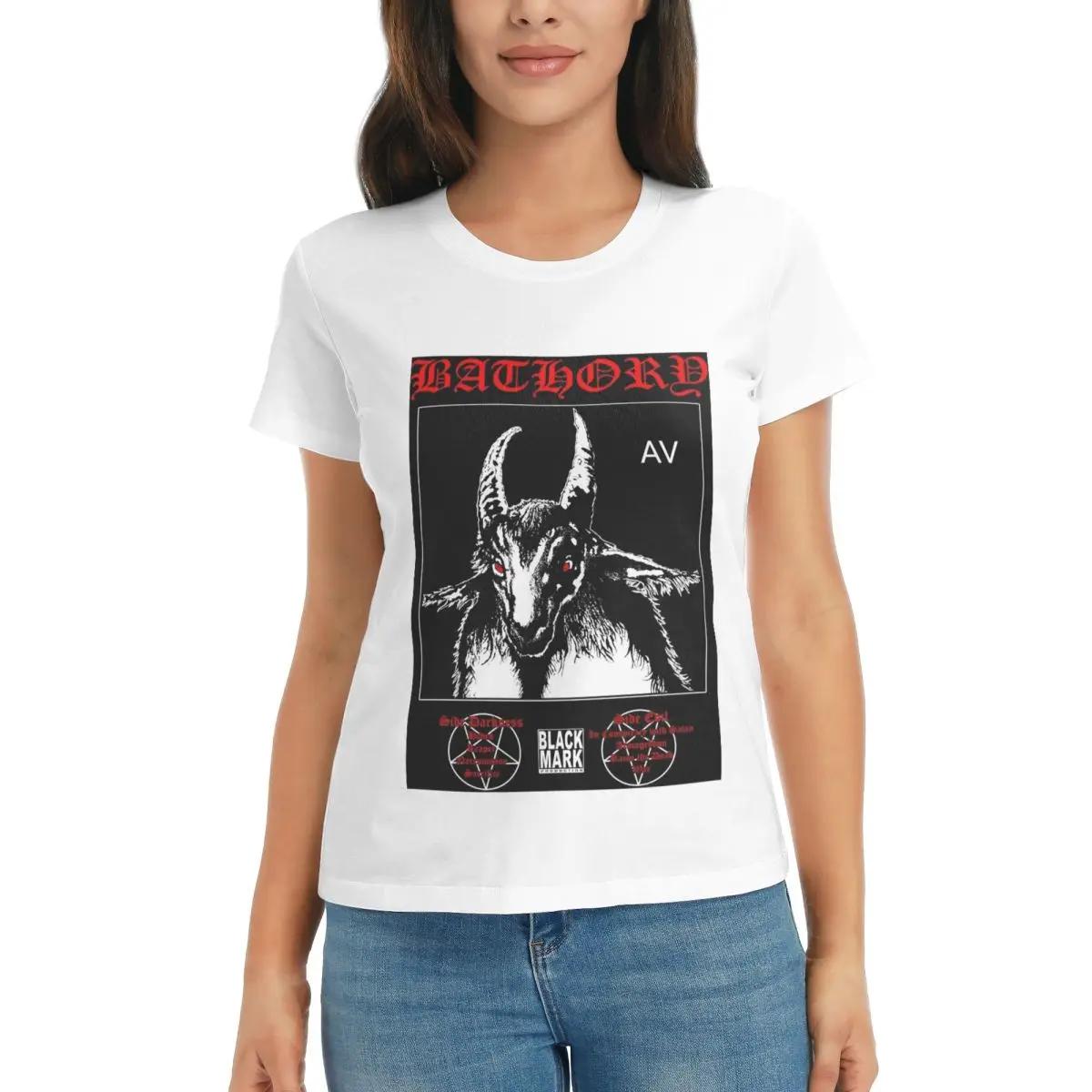 

Women TShirt Darkthrone Bathory Red Eyes Norwegian Black Metal Band Summer Short Sleeve Tees T Shirts Clothes Tops Streetwear S