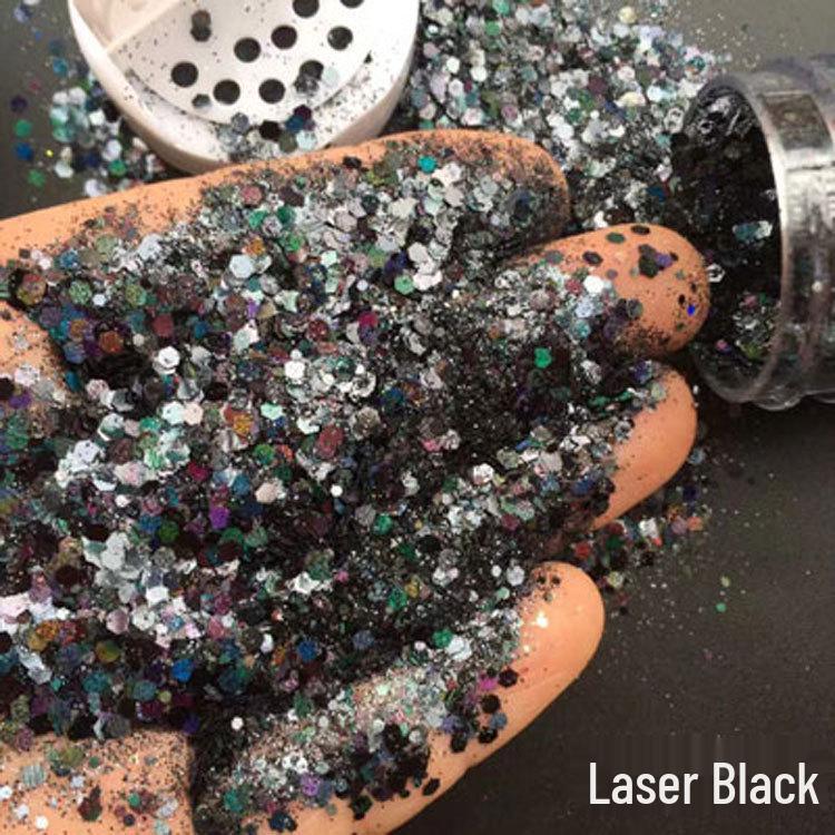 100ml Gold Glitter Nail Art Sequins Powder for Phone Case Decorations