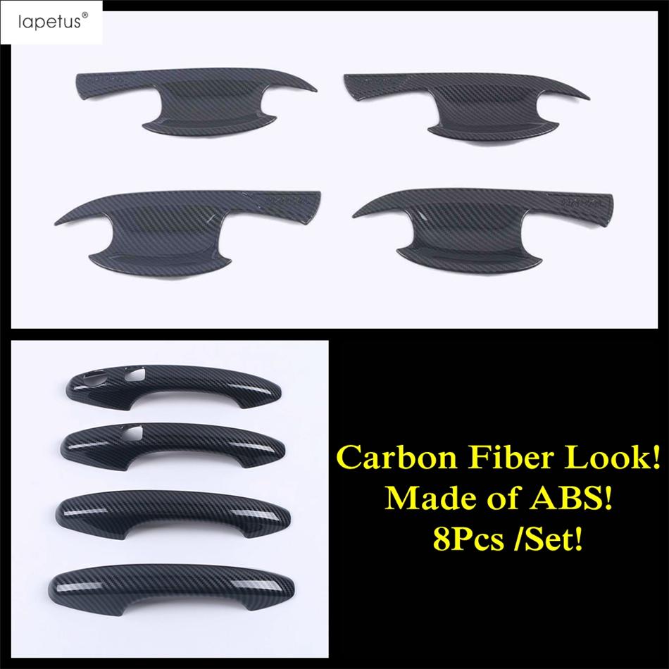 Car Outer Door Handle Bowl Protection Decoration Cover Trim Fit For Haval H6  - 2024 ABS Chrome / Carbon Fiber Accessories