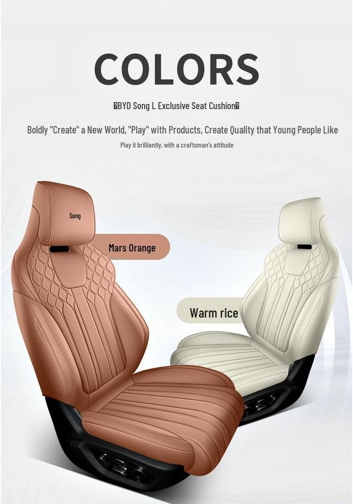 New Model BYD Song L EV All-Season Car Seat Cushion Set