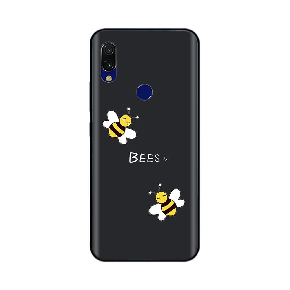 For Xiaomi Redmi 7 Case Redmi7 Black Silicon Bumper Soft Tpu Phone Case Cover For Xiaomi Redmi Note 7 Pro Note7 Case Funda Coque