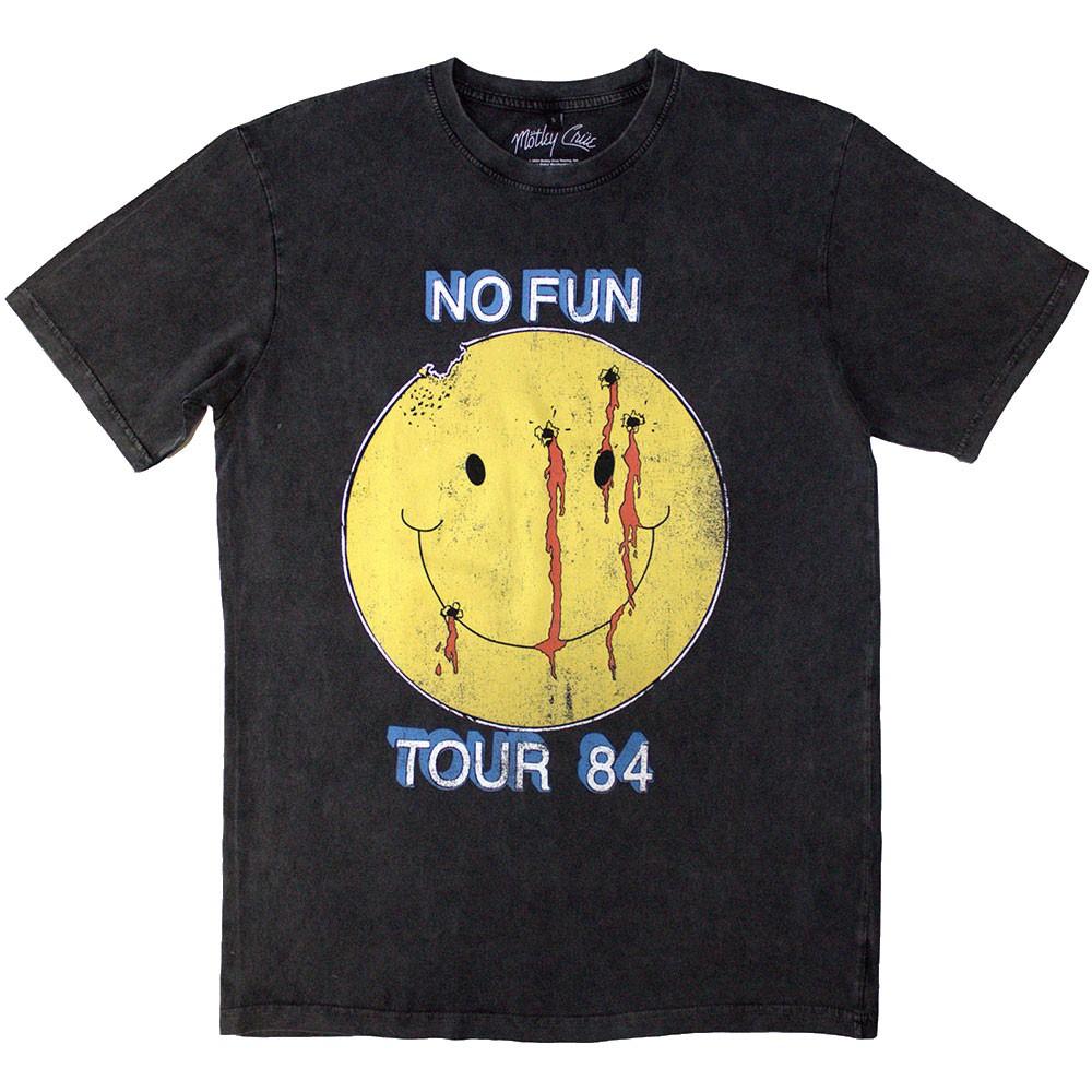 Motley Crue No Fun Tour 84 Limited Edition 999 Only Premium Wash T Shirt S