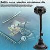 4-LED HD Computer Webcam With Microphone For Desktop Laptop Computer Camera