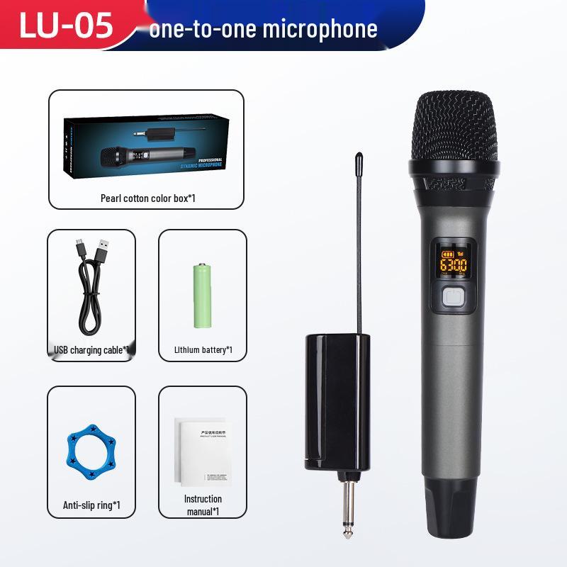 High-Quality U Band Wireless Microphone for Home KTV and Performance