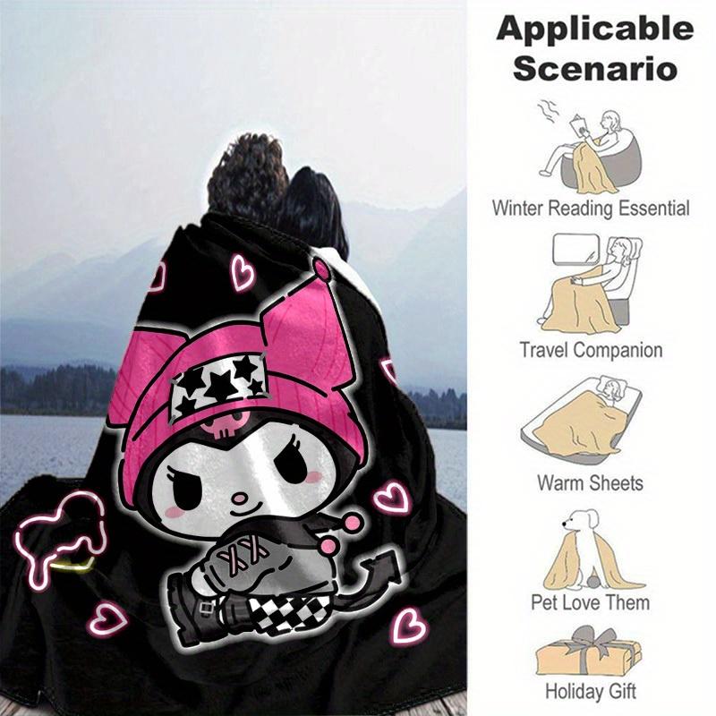 1pc. Cute Kawaii Cat Pink Hat Heart Home Office Outdoor Blanket Gift Ideaz0411262