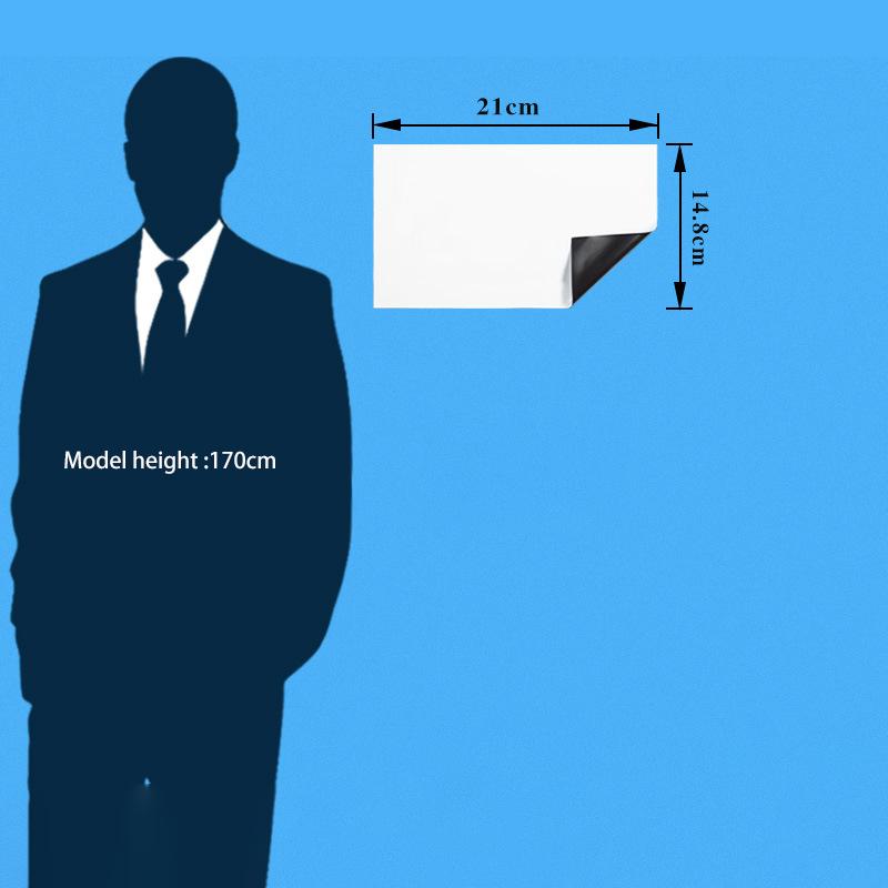 A3 A4 A5 PET Magnetischer Kühlschrankaufkleber Kleine Weiche Whiteboard Löschbare Heim Büro Pinnwand mit Stift