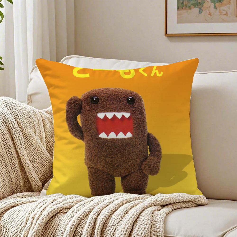 

Popular Cartoon Characters DomokunFun Cushion Cover Pillowcase Antidustmite living Room Sofa Decor Cushion Room 30X30cm