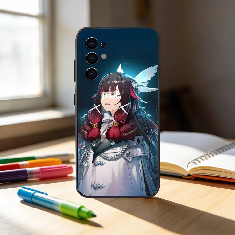 Genshin Impact Columbina Phone Case For Samsung S25,S24,S21,S22,S23,S30,Ultra,S20,Plus,Fe,Note,10,9,5G Black Cover