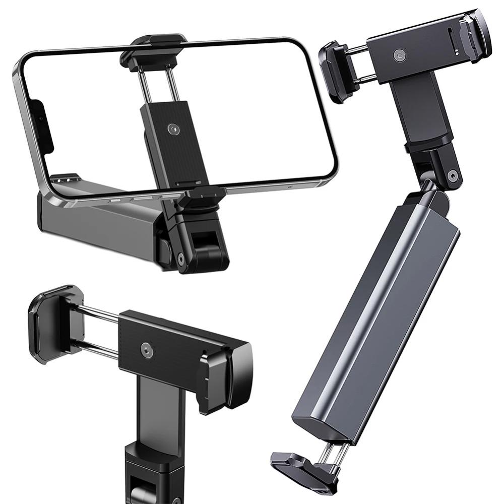 

Adjustable Airplane Phone Holder 360° Rotatable Train Seat Stand Bracket срібний