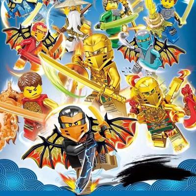 Movie Action 16 Mini Figures Dolls Building Blocks Bricks Model Kit Birthday Christmas New Year Childrens Day Gifts for Kid Boy