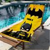 Toalha de Praia com Estampa do Batman, Toalha de Praia Versátil Leve Absorvente para Piscina Surf Yoga Banheiro, Perfeita para Presente de Aniversário Feriado