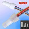 120Pcs 22-16 16-14 12-10 AWG Gauge Wire Connector Terminal Closed End Crimp Cap