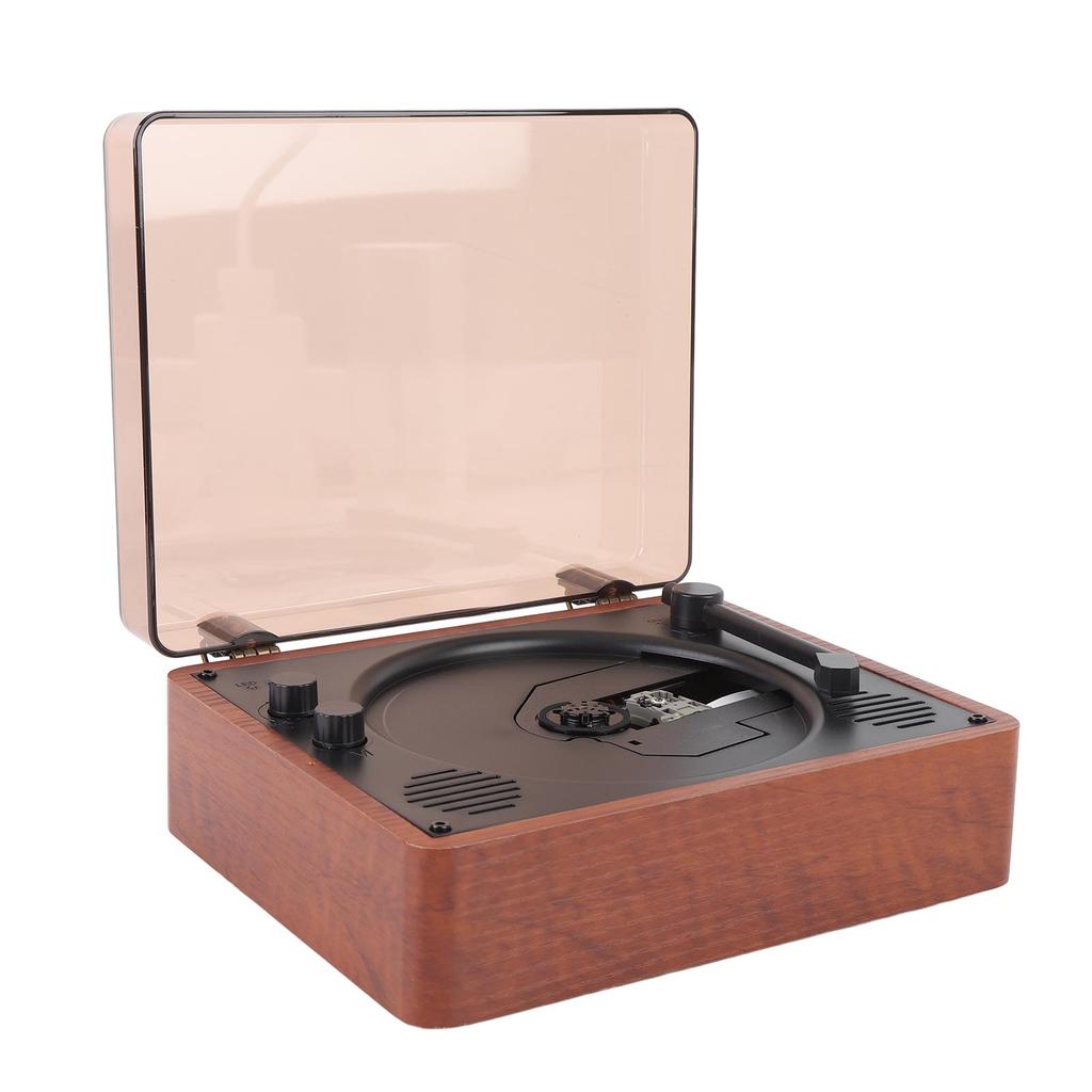 Retro CD Player with Bluetooth for Home Rechargeable Portable Desktop CD Player with Speakers Remote Control