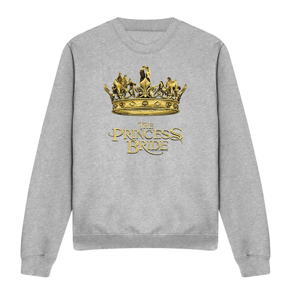 Prinsessan Bruden Unisex Vuxen Krona Sweatshirt