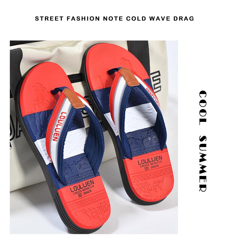 Men's Trendy Non-Slip Soft Sole Beach Flip-Flops EVA Thong Sandals
