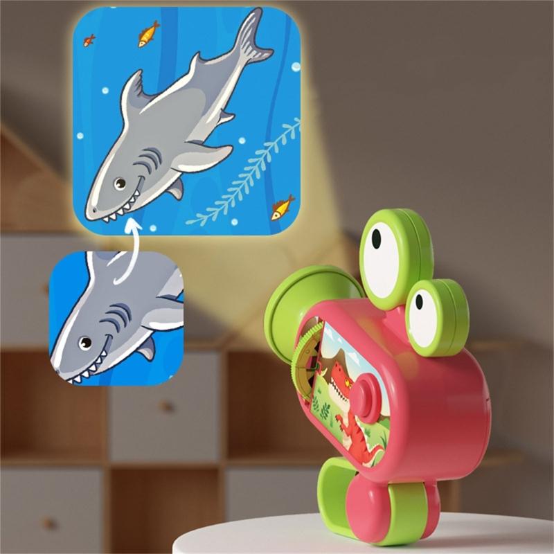 Animal Theme Projection Toy with 96 Images Children Projector Cute Projector Children Christmas Carnival Toy