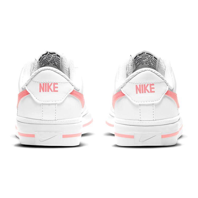 Nike Court Legacy GS White Sunset Pulse Kids Sneakers DA5380-103