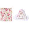 A27F-40Ft Fabric Bunting, 42Pcs Outdoor Bunting Banner,Floral Vintage Cotton Triple-Cornered Flag For Garden Birthday Party