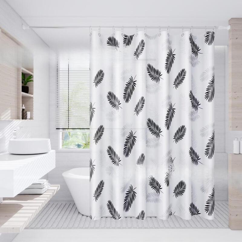 Yipan Punch-Free Shower Curtain Set