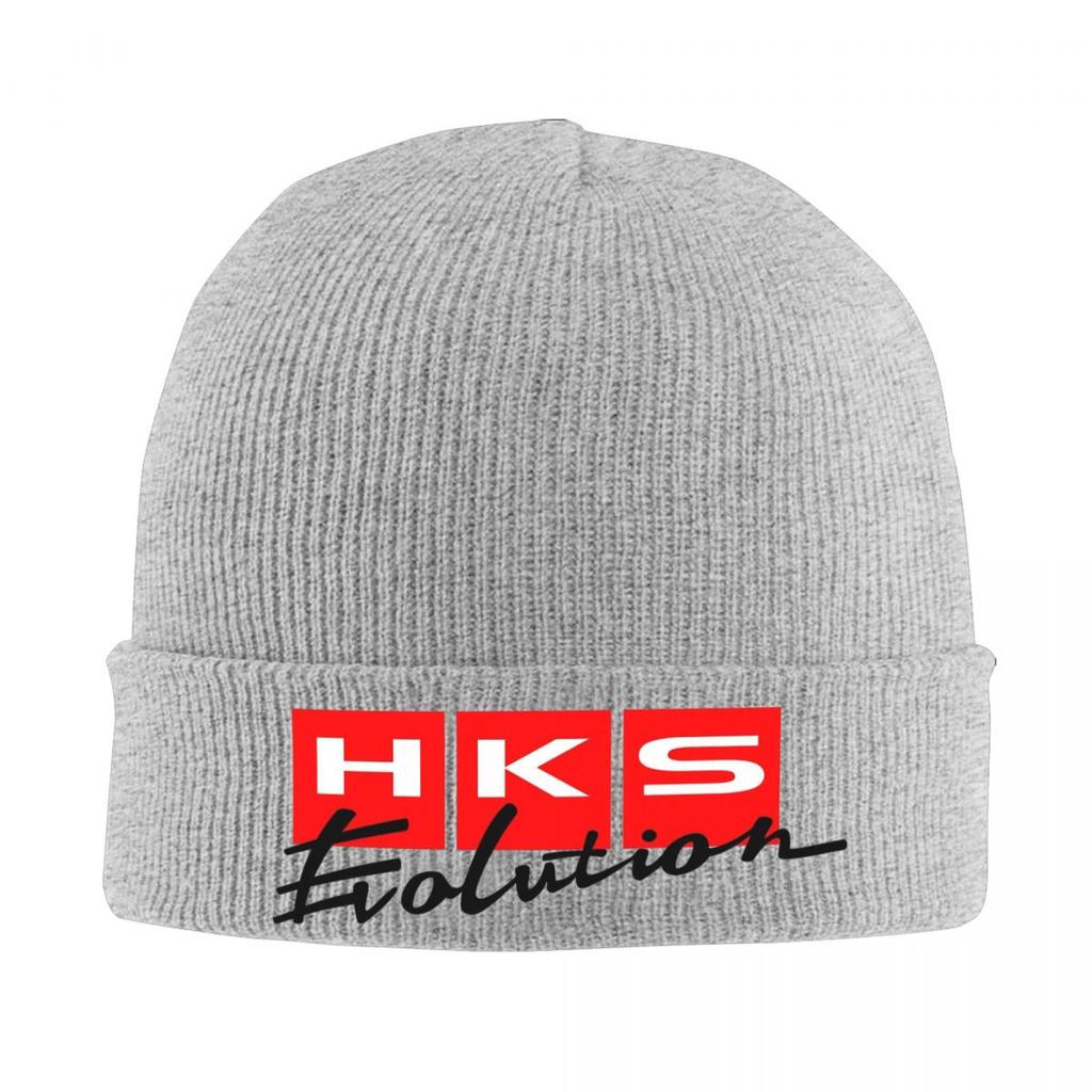 HKS Logo Auto JDM Warme Strickmütze Winter Strickmütze Beanie Skullies Beanies Hip Hop Kappen für Unisex