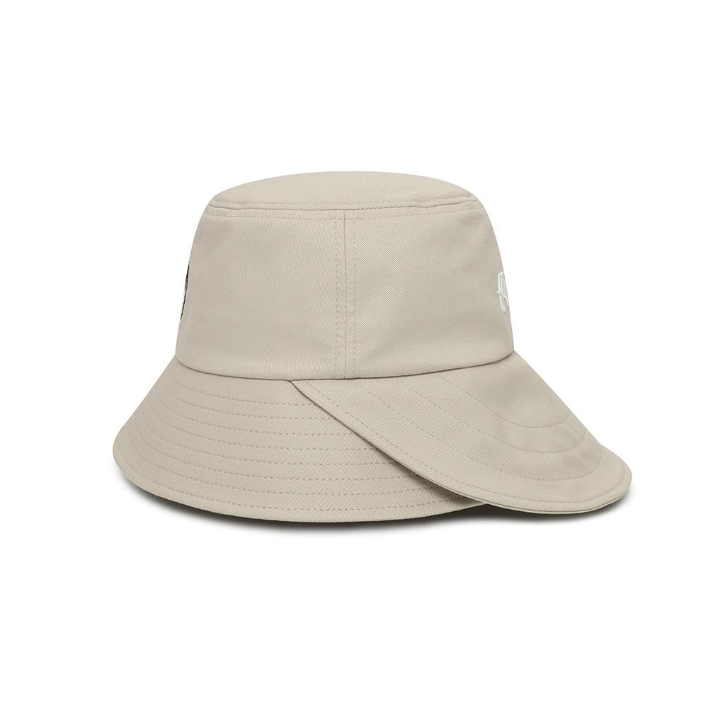 MALBON GOLF Asymmetrical Bucket Hat Beige (Woman)