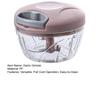Grinder Manual Pull Cord Food Chopper for Garlic Ginger Peppers Onion Puree