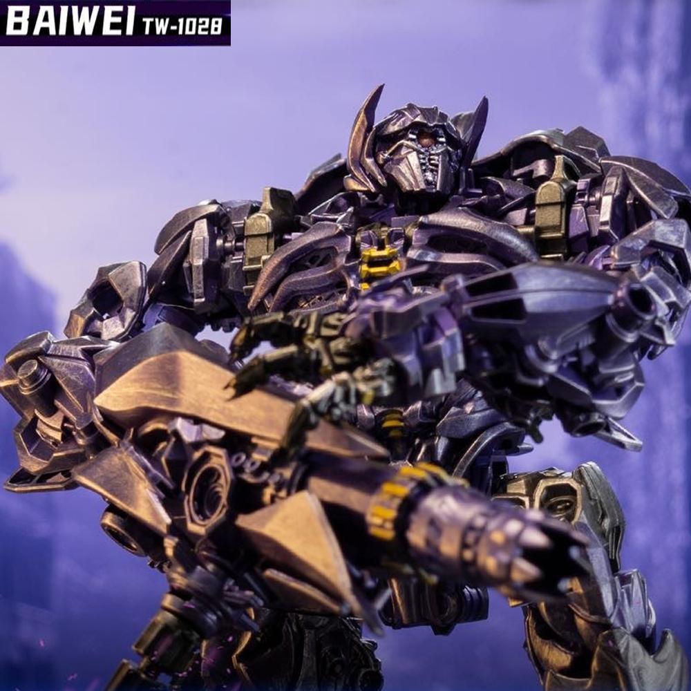 BAIWEI TW1028 Schockwelle Verwandlungsspielzeug ZS01 SS56 MP29 Universum Wächter Verformungsroboter Legierung Actionfigur Modellauto Geschenk