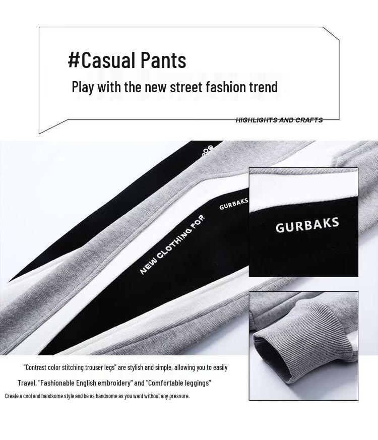 Men's Plus Size Korean Style Velvet Sweatpants - Autumn/Winter Harem Joggers