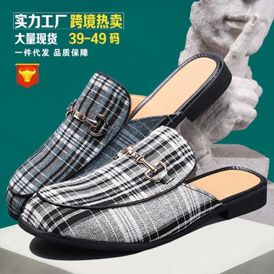 Baotou Half Slippers Men Can Wear Shoes Outside Summer Men's Sandals Trendy Casual Shoes Men Do Not Stink Feet Large Size