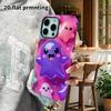 Phone Case: 2D Flat Design Suitable for iPhone 18, 17, 16, 15, 14, 13 Pro Film Protective Case, Couple Style, Jelly Ghost, Christmas and Halloween Gif