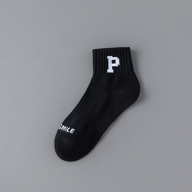 5 Paia di Calzini Sportivi Estivi da Uomo in Cotone Sottile Assorbi Sudore e Deodoranti