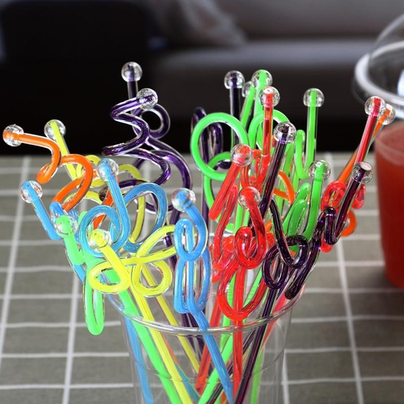 

Аксессуары для бара, акриловые палочки для перемешивания чая, сока, вихревые палочки, 10 шт.