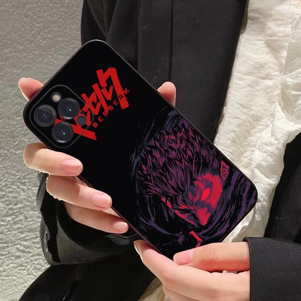 Anime Berserk Guts Phone Case For IPhone 16 15 14 11 12 13 Mini Pro XS Max Cover 6 7 8 Plus X Funda Shell