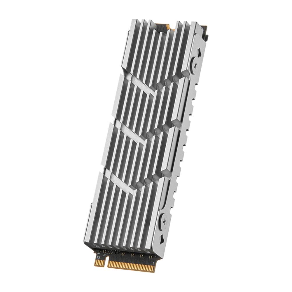 

6UK M.2 2280 радиатор из алюминиевого сплава SSD кулер для игровой консоли PS5 (Серебряный)