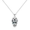 Halloween Copper Skull Charm Luminous Pumpkin Ghost Clown Bead Pendant Ring Necklace Bracelet Diy Jewelry Gift