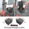 JIDIXIAN Car Rear Trunk Side Storage Boxes Fit for Jeep Wrangler JL 4-Door 2018 Up Anti-Scratch Design for Camping Off-Road Ni1