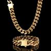 Fine Jewelry High-Polished Stainless Steel 7mm Cuban Link Chain Spring Clasp Stylish Hip Hop Engagement Wedding Necklaces Gifts