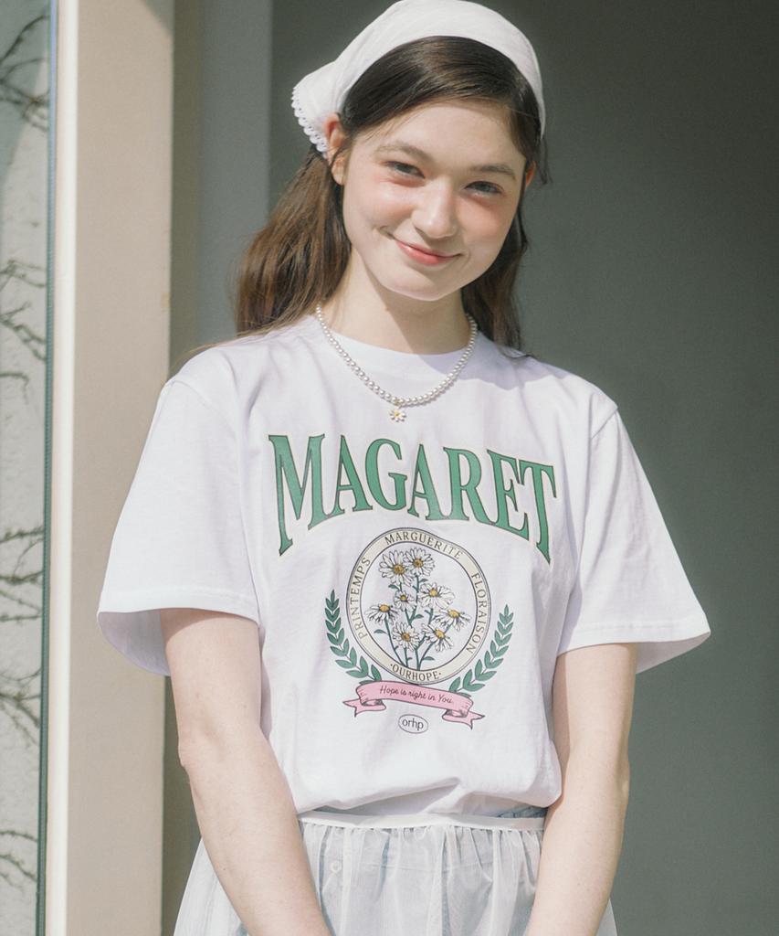 OURHOPE Margaret Artwork T-Shirt - White