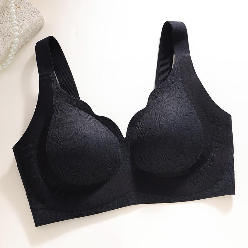 Women Seamless Plus Size Anti Sagging Push Up Thin Daily Bra